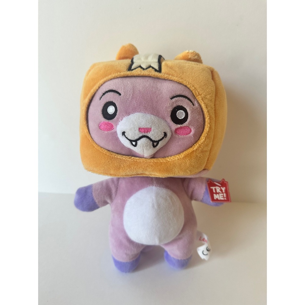 LankyBox Foxy Plush Toy Purple Orange YouTube Gaming Collectible Stuffed Animal